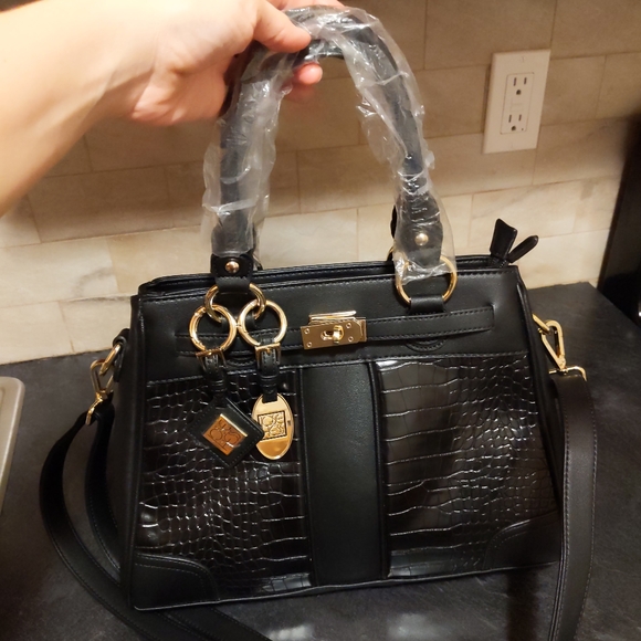 JOSE HESS BEL AIR BLACK HANDBAG - Picture 2 of 8